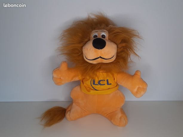 Peluche Mascotte Tour De France 2017 - Lion LCL - Officielle