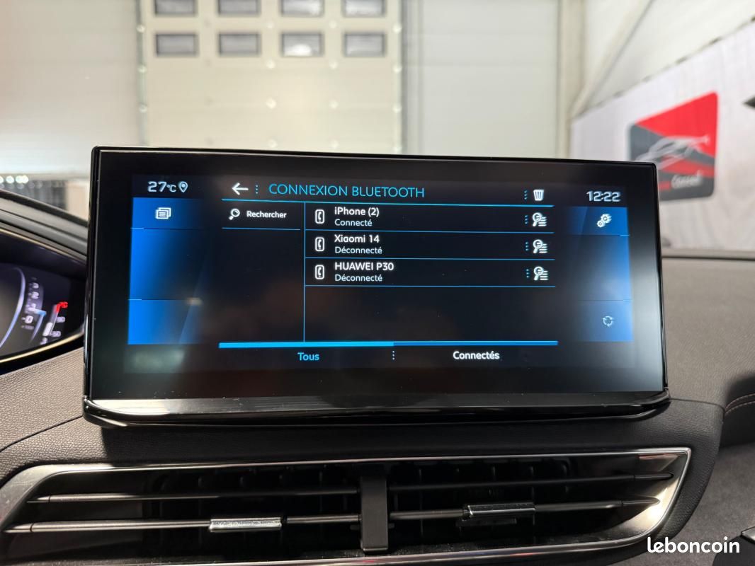 Peugeot 3008 BlueHDi 130ch GT PACK EAT8- BLACK -CAR PLAY- SONO FOCAL-TOIT OUVRANT- (image 27)