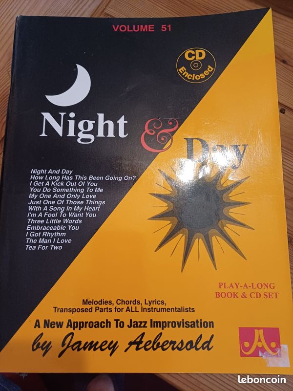 Aebersold neuf avec CD - Night and Day (volume 51) (image 1)