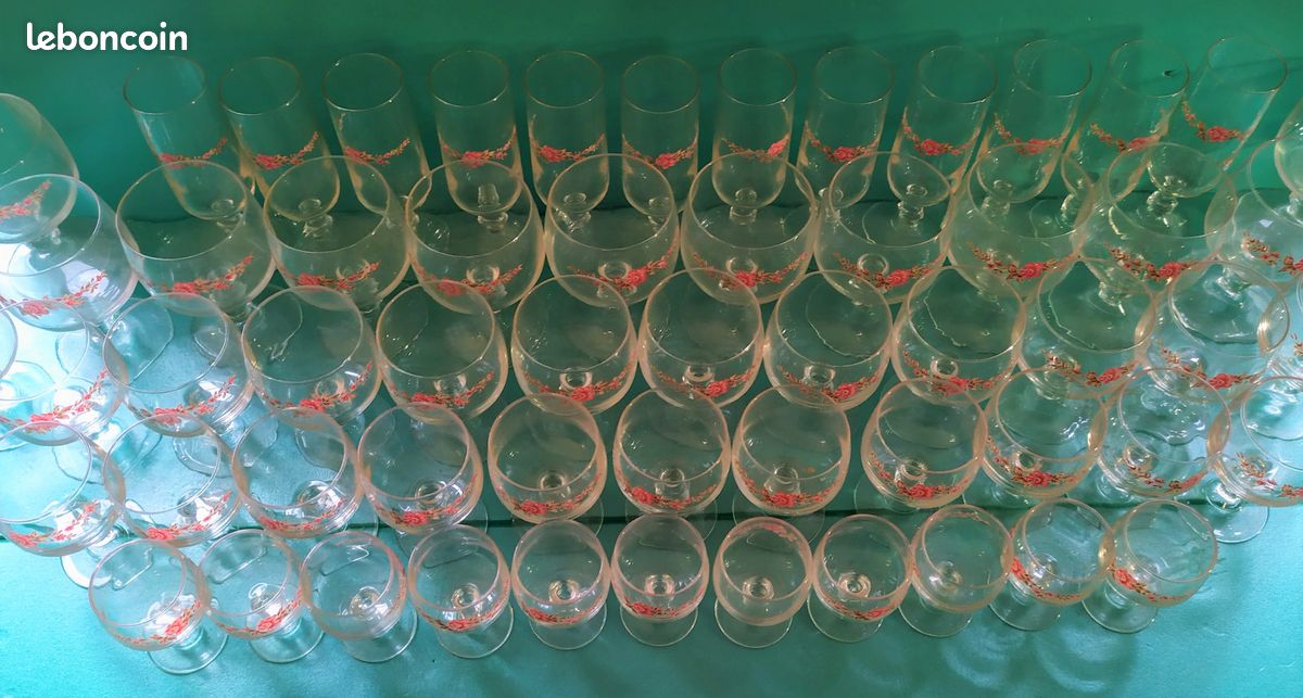 Verres vintage 60/70 (image 1)