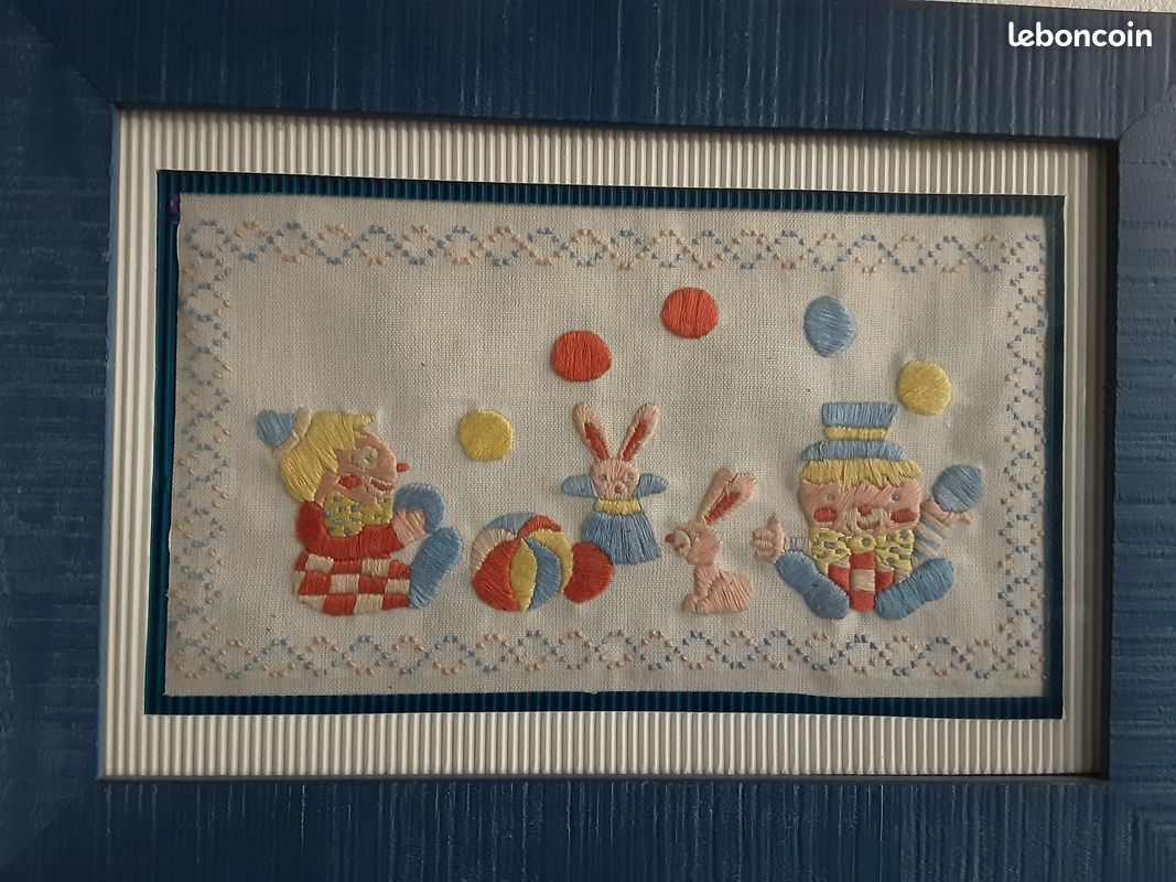 Broderie enfant années 90 (image 1)