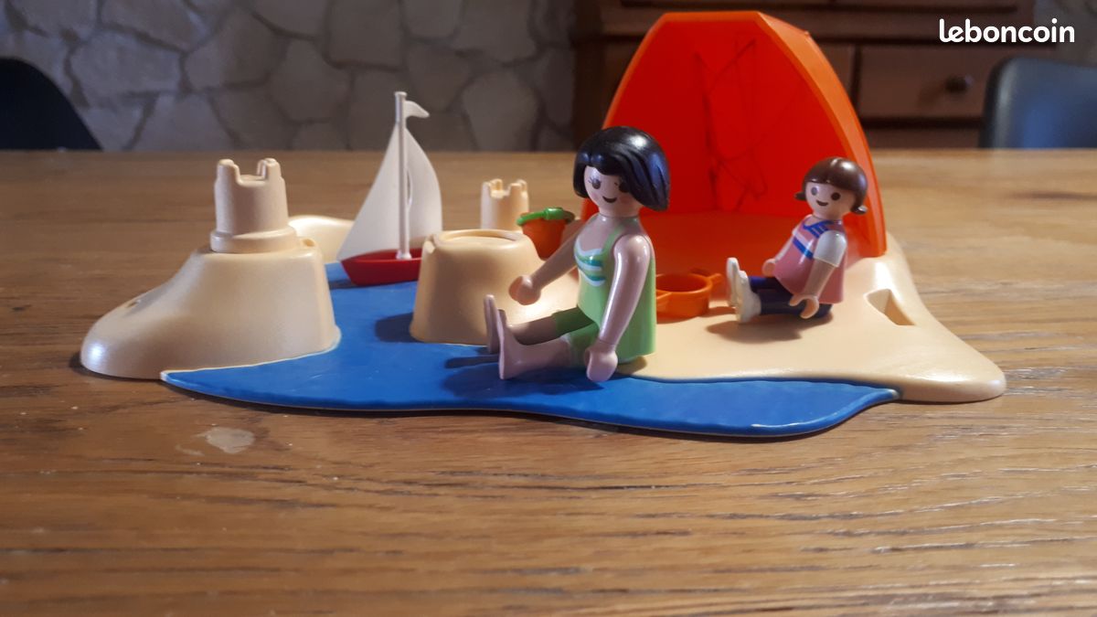 Playmobil surf et maman/fille à la plage (image 3)