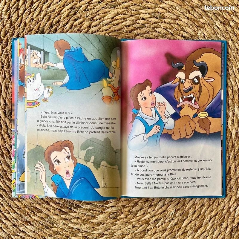 Livre Disney La Belle et la Bête Mickey Club du Livre Édition Hachette 2002 (image 5)