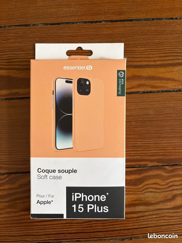 Coque souple iPhone 15 Plus (neuve) (image 1)