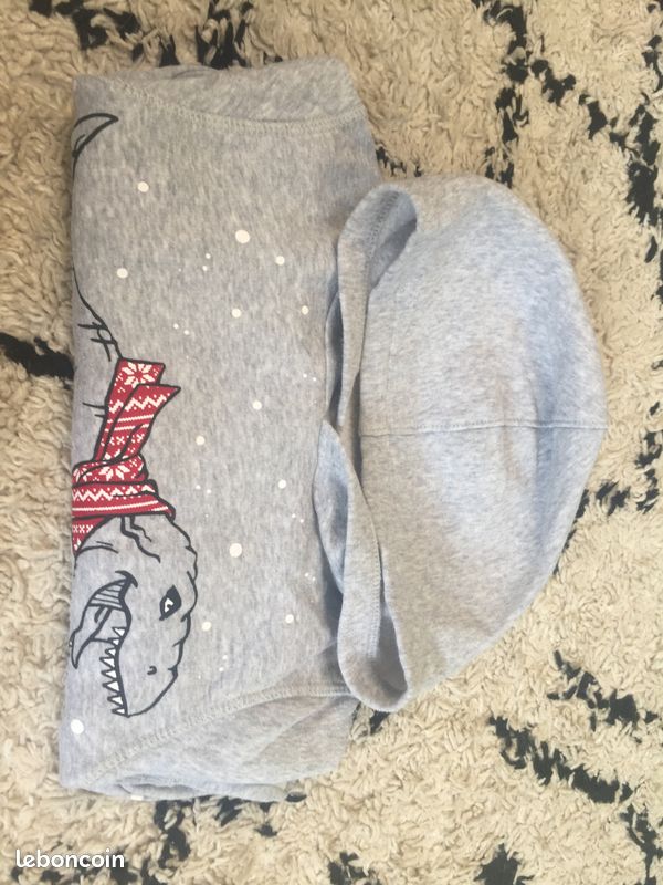 Sweat à capuche Dinosaure H&M (image 3)