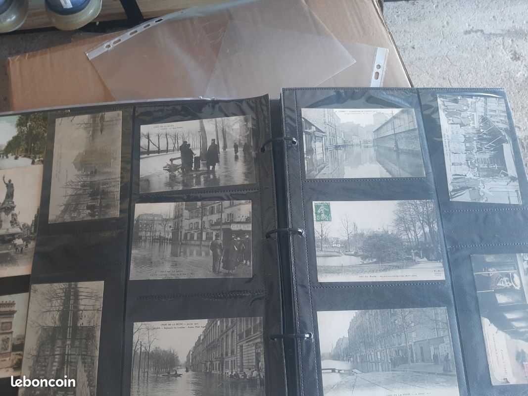 Unique lot 23 cartes postales de PARIS dont la crue de Janvier 1910 (image 3)