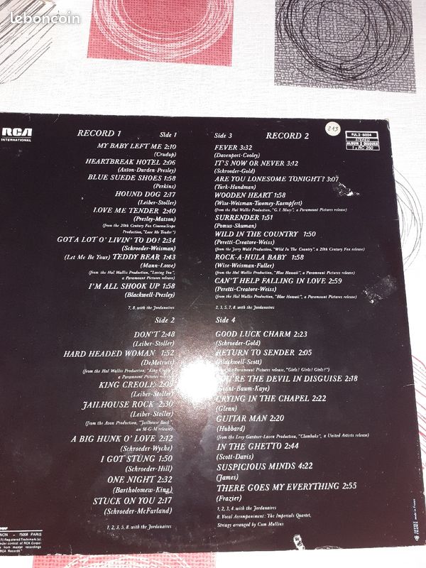 33 tours ELVIS (image 2)