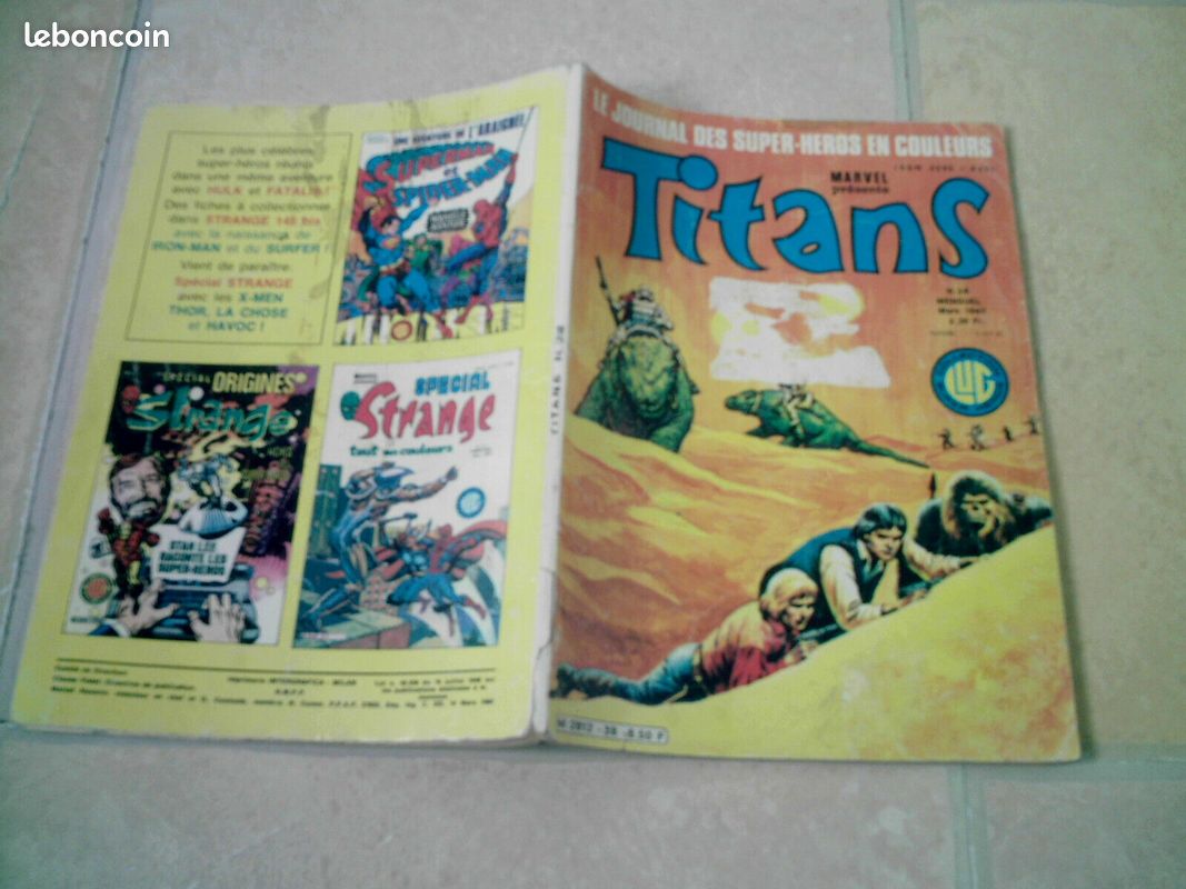Comics Français Lug - Semic Titans N° 38 guerre des étoiles (image 1)