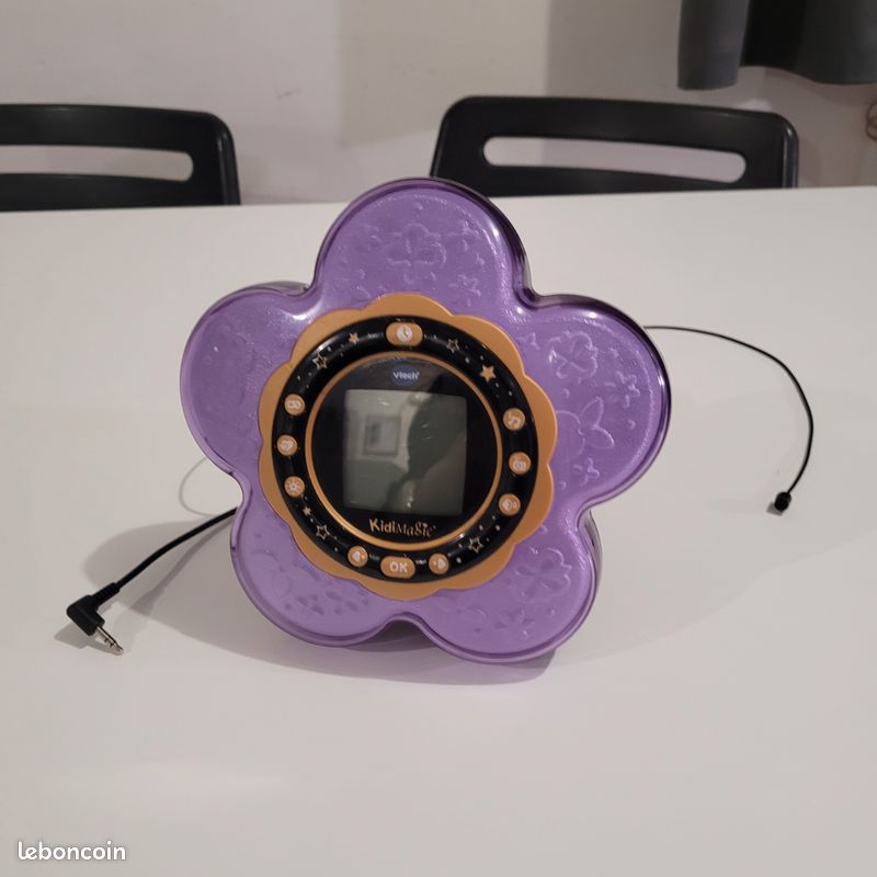 VTech - KidiMagic Starlight Rose, Radio Réveil Enfant 9 en 1, Étoile