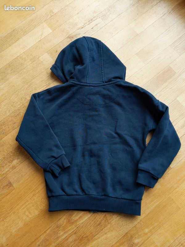 Sweat à capuche et zip Football FFF Tech Fleece pour ado (garçon). CA