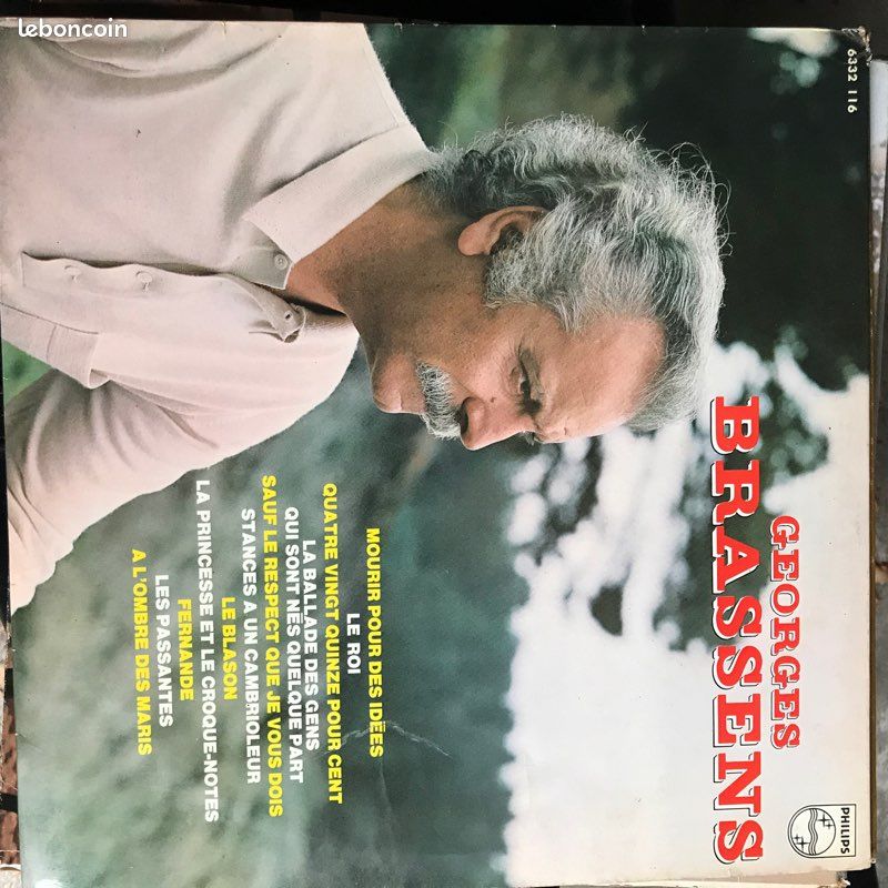 Vinyle 33t Georges Brassens (image 1)