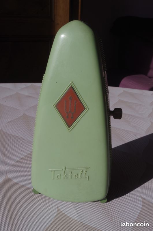Ancien Métronome. TAKTELL. 15cm x 7cm. FONCTIONNEL (image 6)