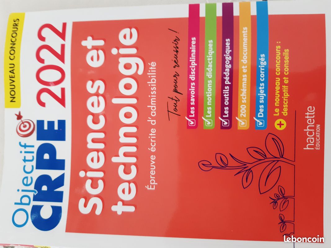 Objectif CRPE SCIENCES et TECHNOLOGIE (image 1)