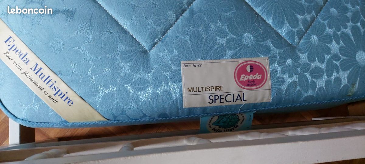 Lit sommier et matelas 1 personne (image 2)