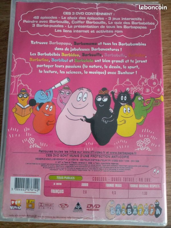 Coffret 3 DVD Barbapapa (image 2)