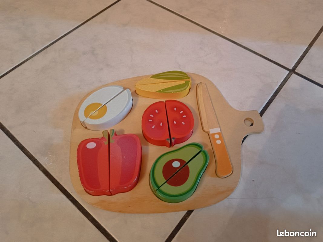 Fruits et légumes à découper - Djeco - Boutique BCD Jeux
