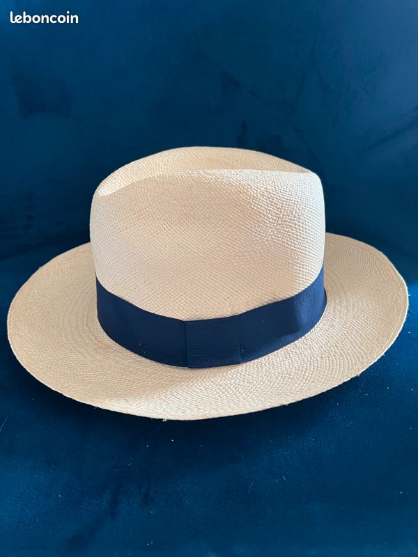 Chapeau Panama authentique T56 (image 1)