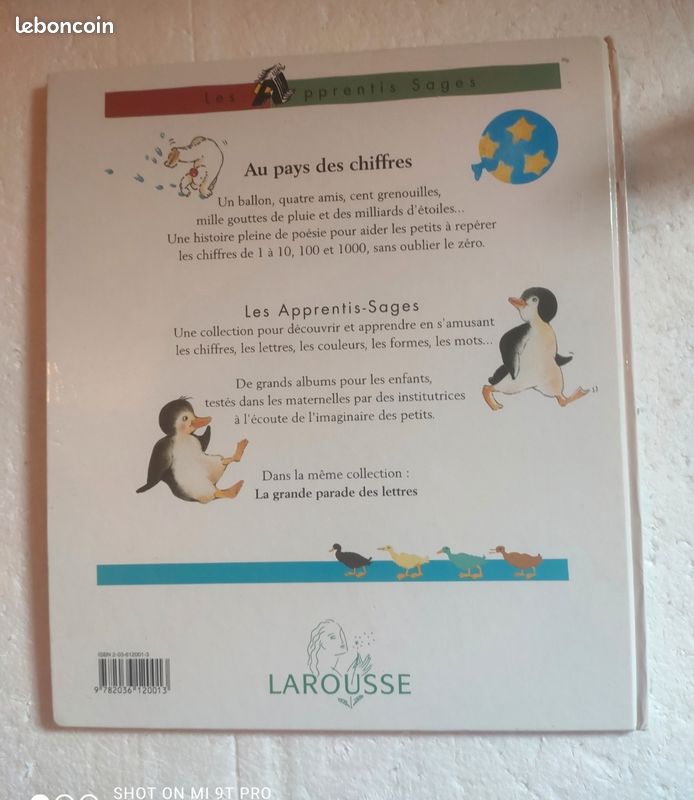 Livre : Au pays des chiffres. Gratuit avec autre achat (image 2)