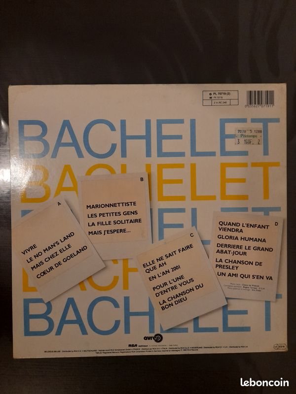 Lot de 4 Vinyles de Pierre Bachelet (image 5)