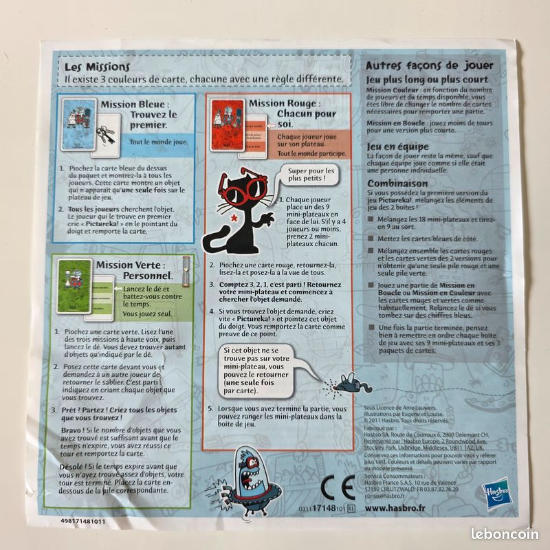 Jeu Pictureka ! - Parker - Jeu De Société D'observation - Version D'occasion Complète