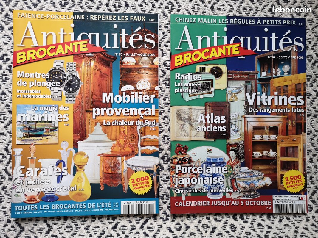 11 magazines Antiquités Brocante Année 2003 + 1 Hors série (image 5)