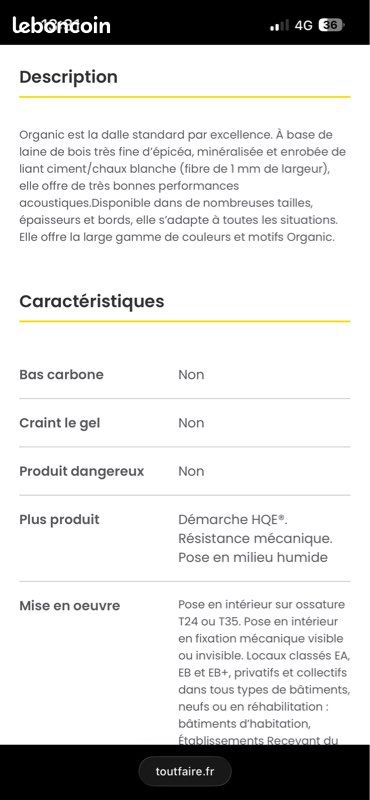 Dalle en fibre de bois organic (image 3)