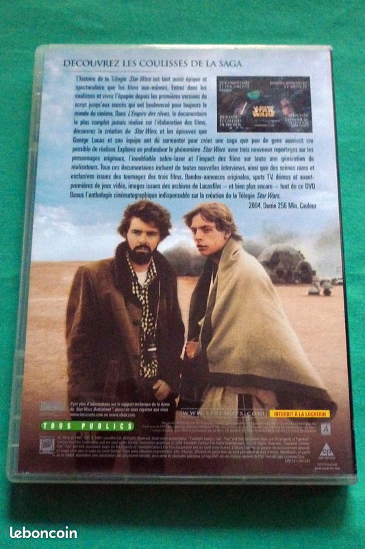 DVD bonus 2004 STAR WARS documentaire trilogie originale saga Lucas dvd collector Picture disc (image 3)