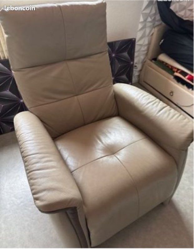 2 Fauteuils beiges (image 2)