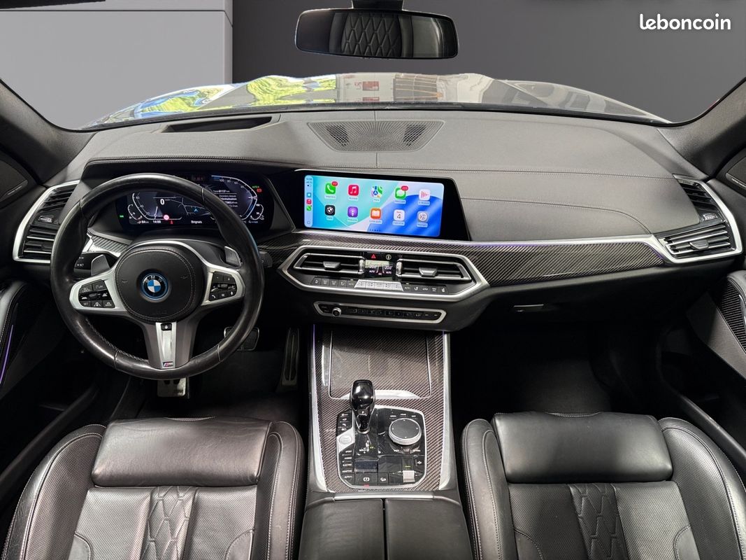 BMW X5 G05 45e xDrive 394 M Sport BVA8 Tanzanite Blue Harman Kardon Sièges M Sky Lounge Garantie 12 mois (image 2)
