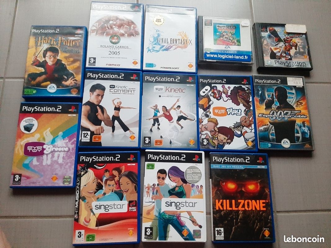 PS2 + divers jeux + caméra eye toy... (image 2)