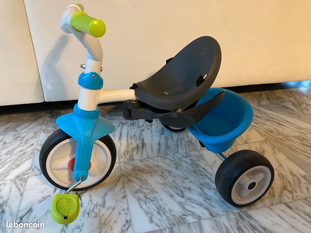 Driver Confort Velo Evolutif Smoby Bleu Tricycle Baby Driver