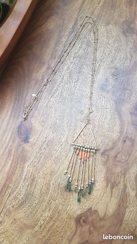 Sautoir, collier Bohème vintage. Neuf  Envoi OK (image 1)