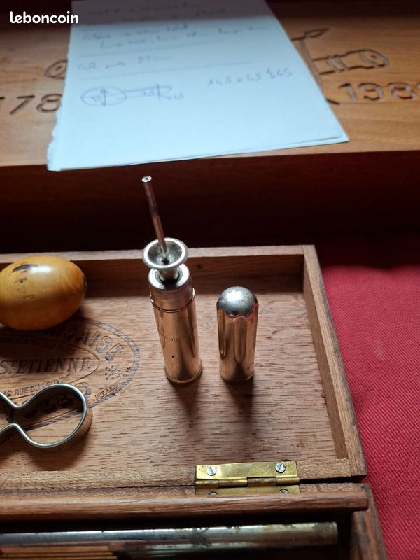 RARE BOITE ENTRETIEN ANCIENNE ARMES FUSIL MANUFRANCE St ETIENNE très