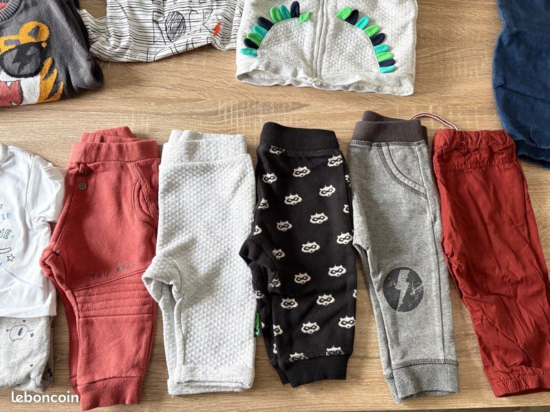 Lot De 6 Vêtements Bébé Fille 18 Mois - Bodies, T-shirts, Multicolore, Occasion Très Bon état