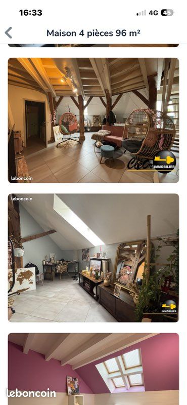 Maison 3 pièces 95 m² · à Chalon-sur-Saône · 95 m² · 1 000 €