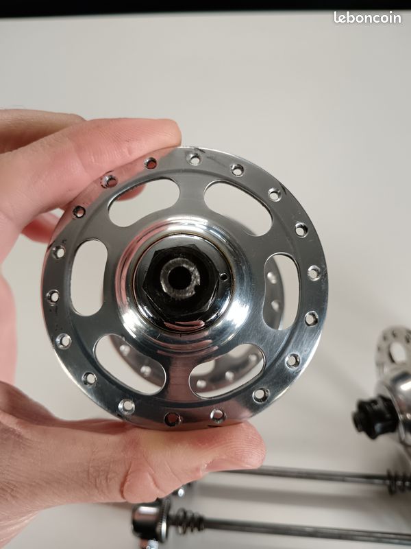Moyeux Campagnolo Grand Flasque - 36 Trous, Pour Roue Avant 100 Mm, Vintage