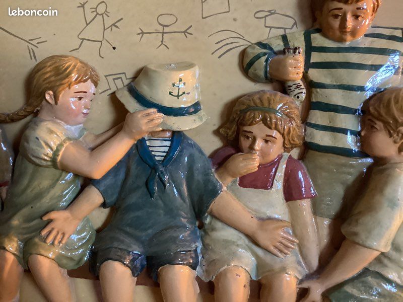 Cadre en bois vintage «  les copains » country corner interior’s (image 3)