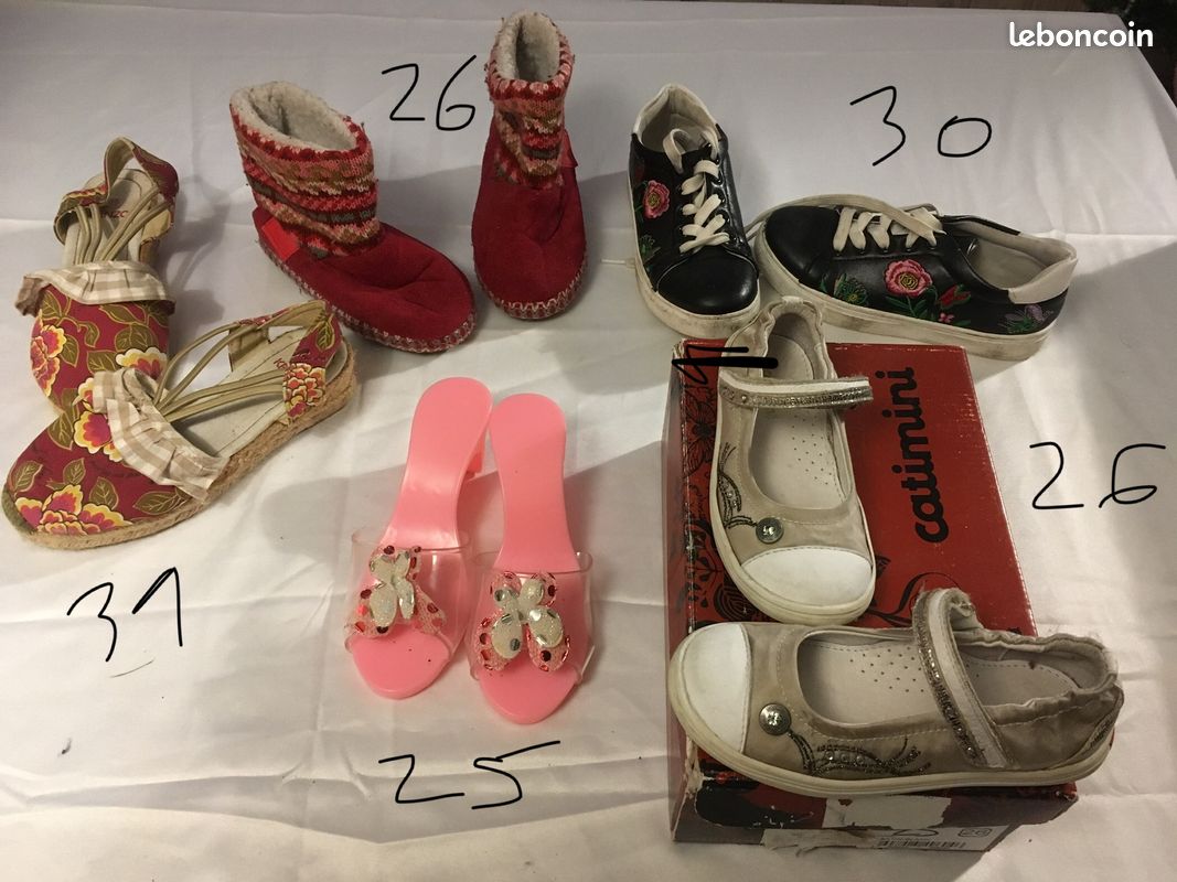 Chaussures filles de 25 à 31 (image 1)