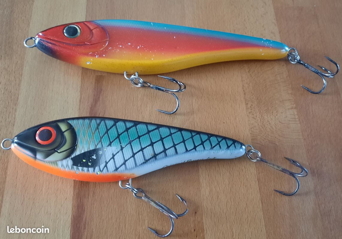 Lot De 2 Leurres De Pêche Vintage Rebel Ultra Light - Couleurs Méné