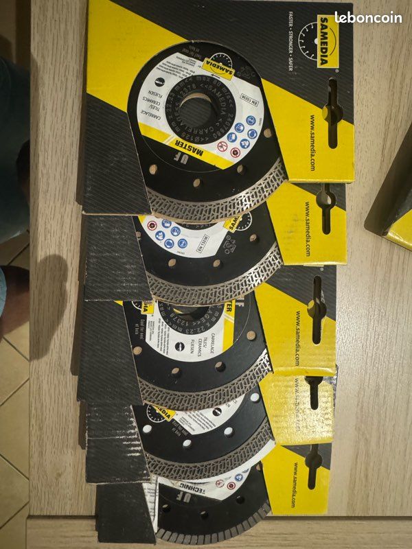 Lot 5 Disques Samedia Carrelage (image 2)