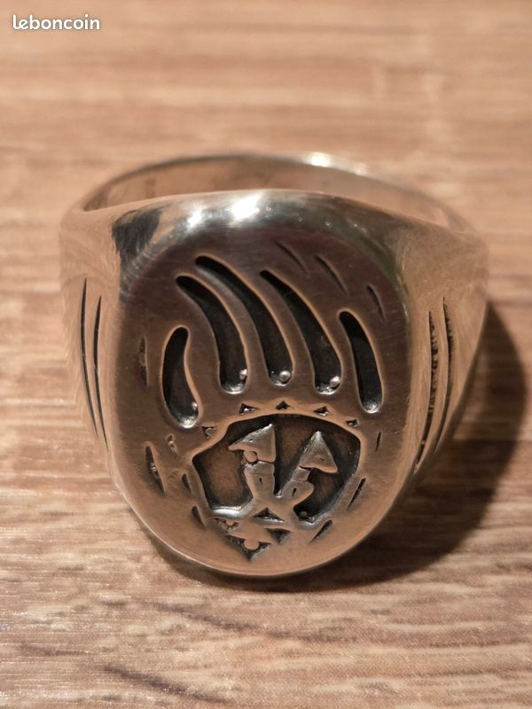 Bague argent griffe ours Montres Bijoux
