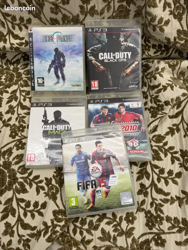 Lot de jeux de PlayStation 3 - Call of duty et FIFA (image 1)