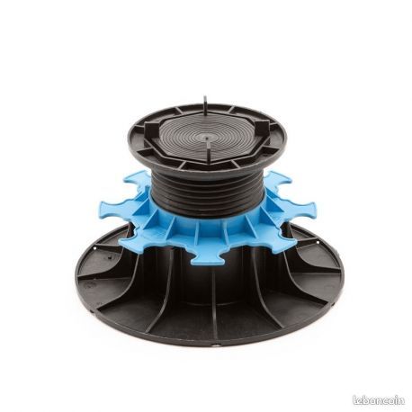 Lot de 23 plots terrasse dalle réglable 80/140 mm - Gamme ESSENTIEL - Jouplast (image 1)