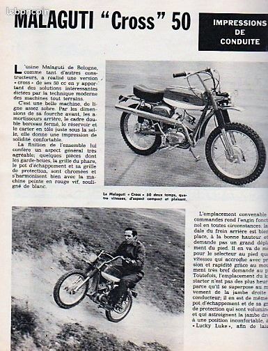 MOTOCYCLISME 1 TRIUMPH 650 Bonneville ITALJET GO GO Piaggio Ciao ITOM Sirio MALAGUTI HONDA 750 Four SUZUKI 50 TR (image 3)