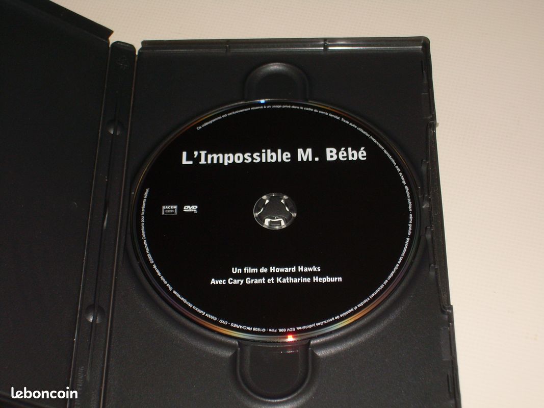 L'IMPOSSIBLE Mr BÉBÉ (*CARY GRANT*) Howard Hawks / Classique Comédie Hollywood (image 2)