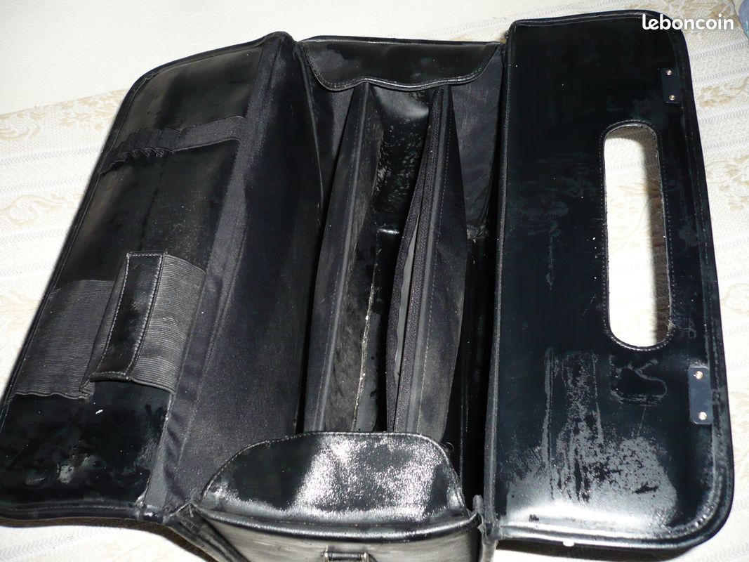 Valise aviateur pour transport documents dossiers (image 3)