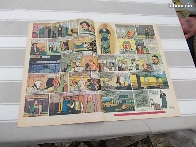 Bd TINTIN 347 DE 1955 - CROCK LE ROI DU CIRQUE - JEAN GRATON -MICHEL VAILLANT - HERGE (image 3)