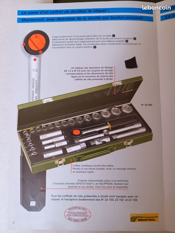 Coffret douilles Proxxon (image 3)