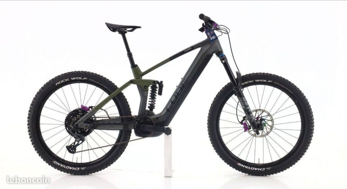 Cube Stereo Hybrid 160 Velo Cube Electrique Vtt Olive Cube Stereo