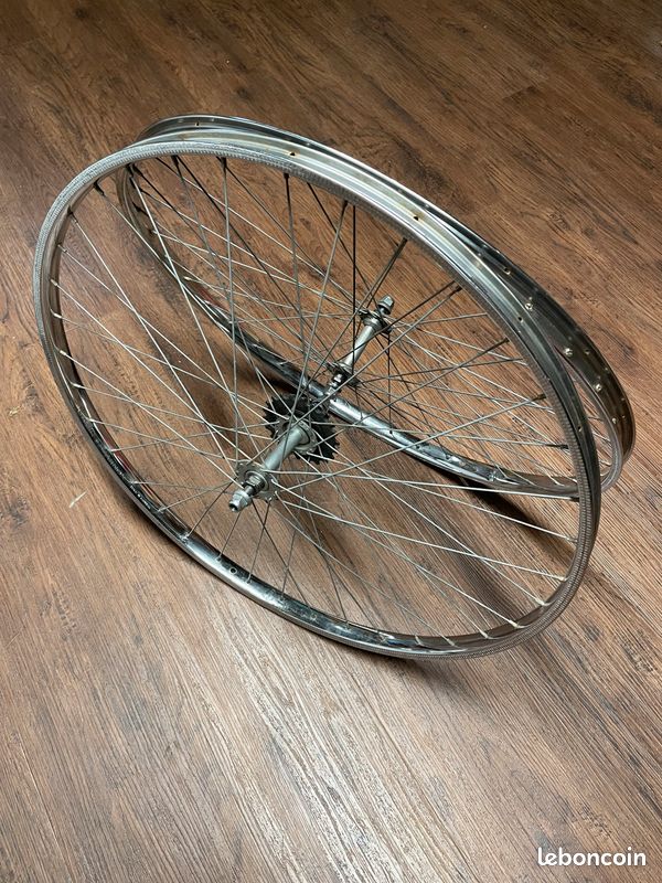 Paire de roue / wheels - SAMIR SAMINOX - Équipements vélos